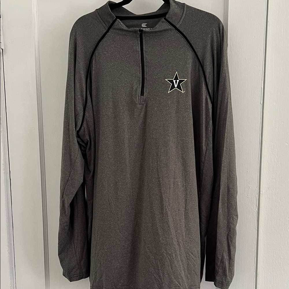 Colosseum Dark Gray Quarter-Zip Vanderbilt Jacket
